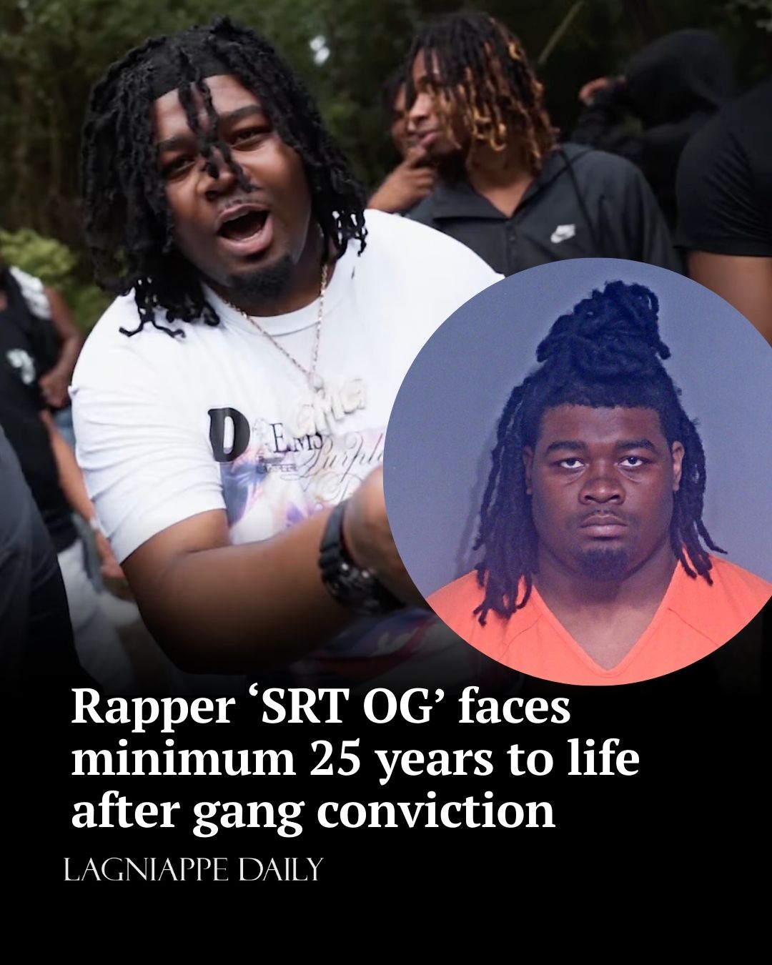 Lagniappe Daily - Mobile-area rap artist SRT OG faces 25... | Facebook