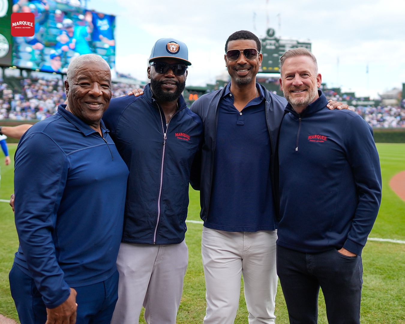 A trio of 2007 NL Central Champions, and Derrek Lee's dad, Leon 🏆