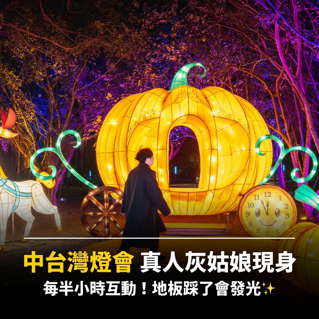 我是台中人 - 這是真的灰姑娘！每半小時直接現身給你看 地板踩下去還會發光？根本是童話世界開外掛 爸媽們請注意：超強「遛小孩神器」即將上線 ...