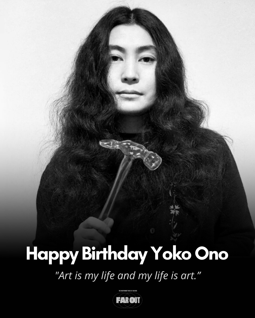 Happy 93rd birthday to the one and only Yoko Ono! ❤️🎉