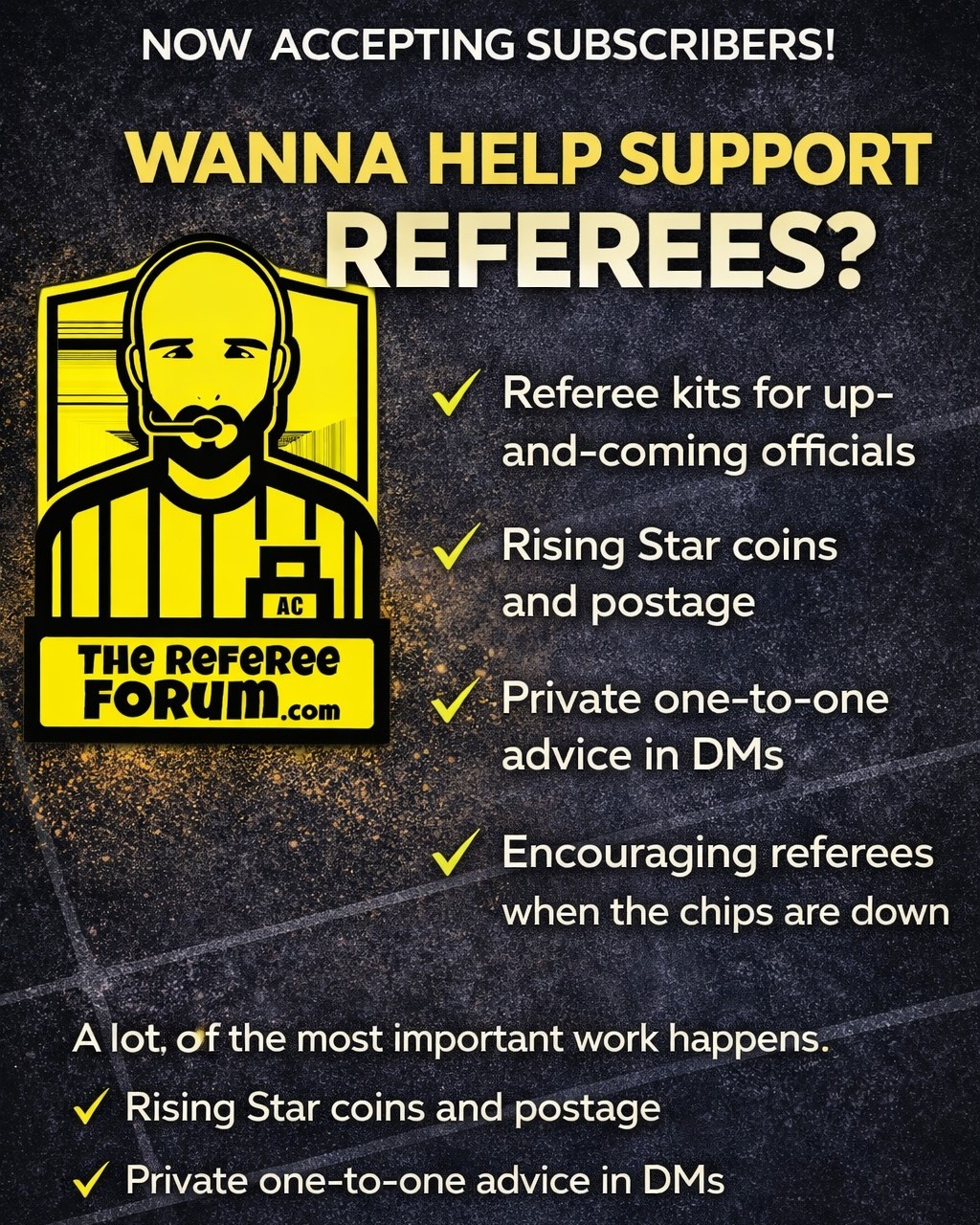 👀 Did you know you can now subscribe... - The Referee Forum | Facebook