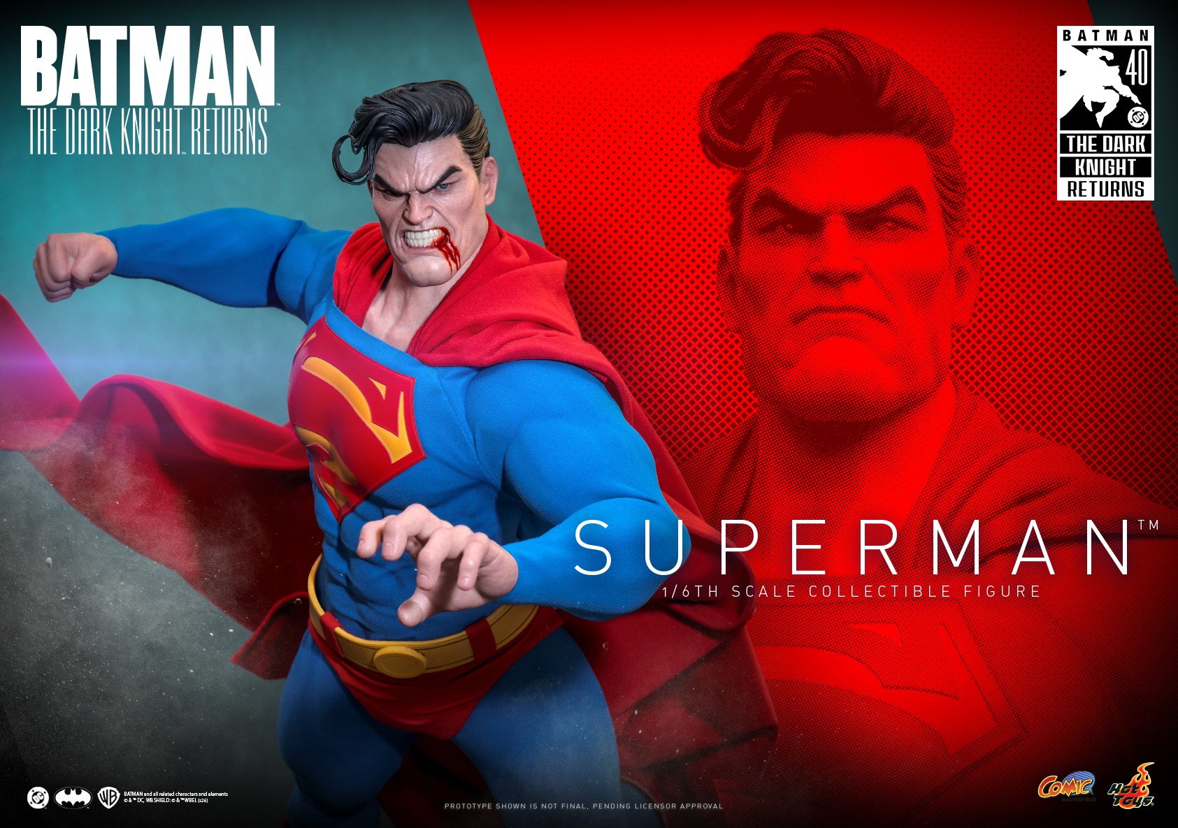 Hot Toys Superman figure from The Dark Knight Returns