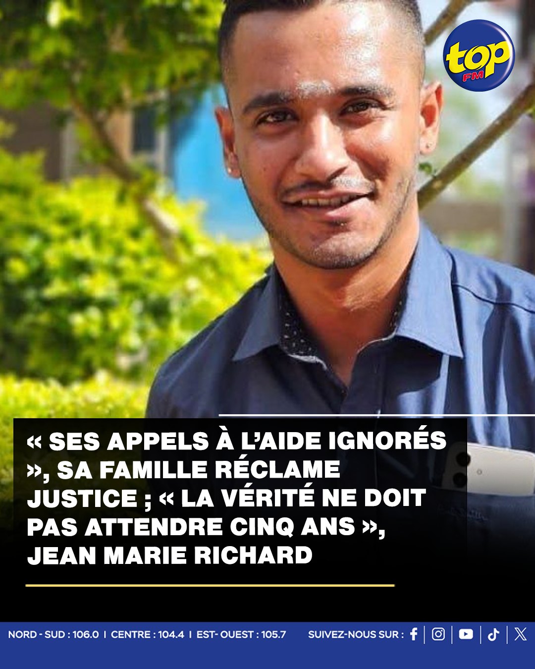 TOP - Le décès de Daren Rungasamy, survenu le mardi 23 décembre au ...