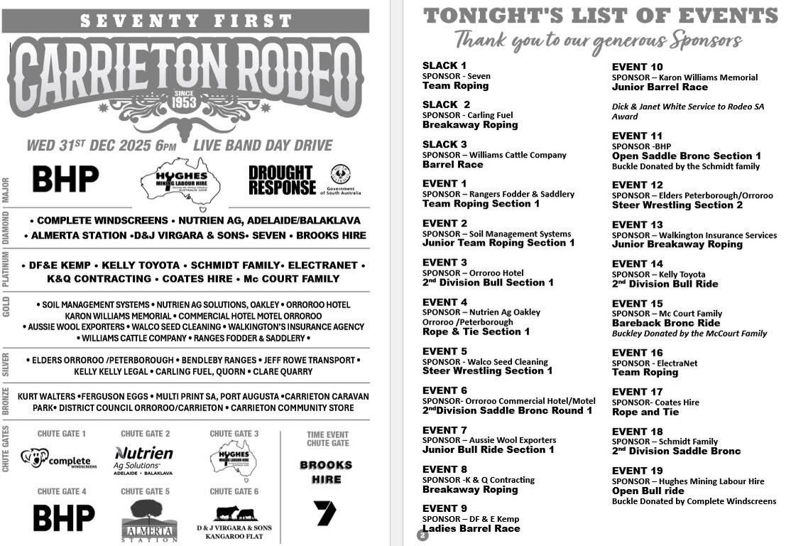 Carrieton Rodeo
