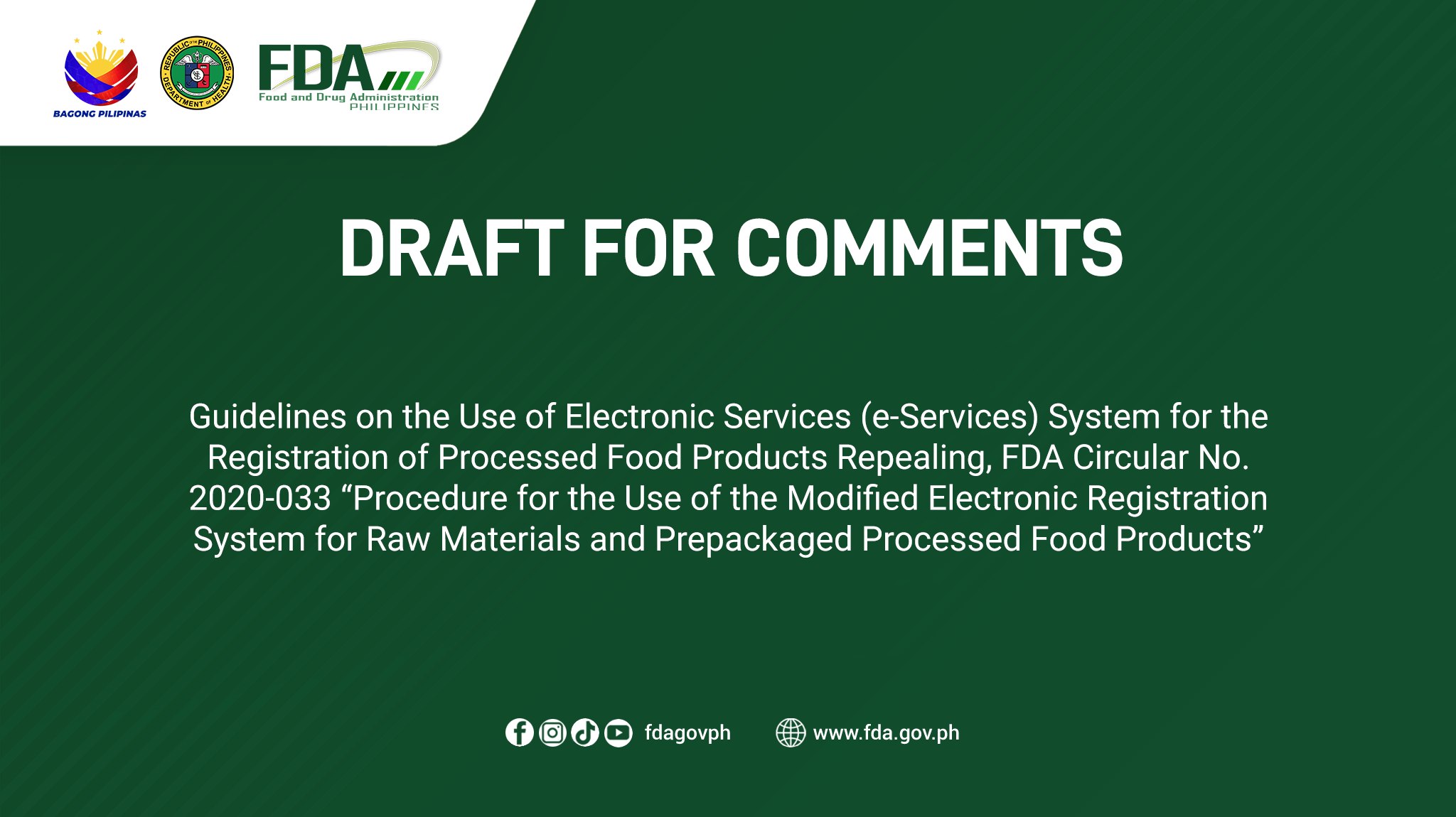 Food - ****Draft for Comments || Guidelines on the Use of Electronic ...