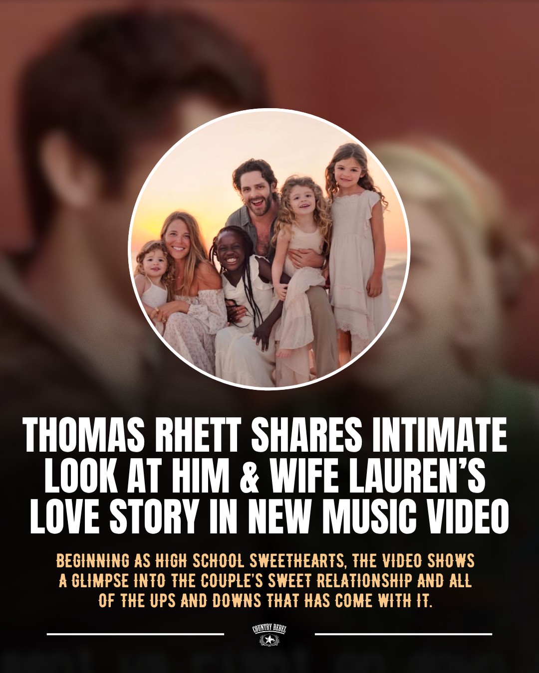 Country - Thomas Rhett and his wife Lauren share an intimate glimpse ...