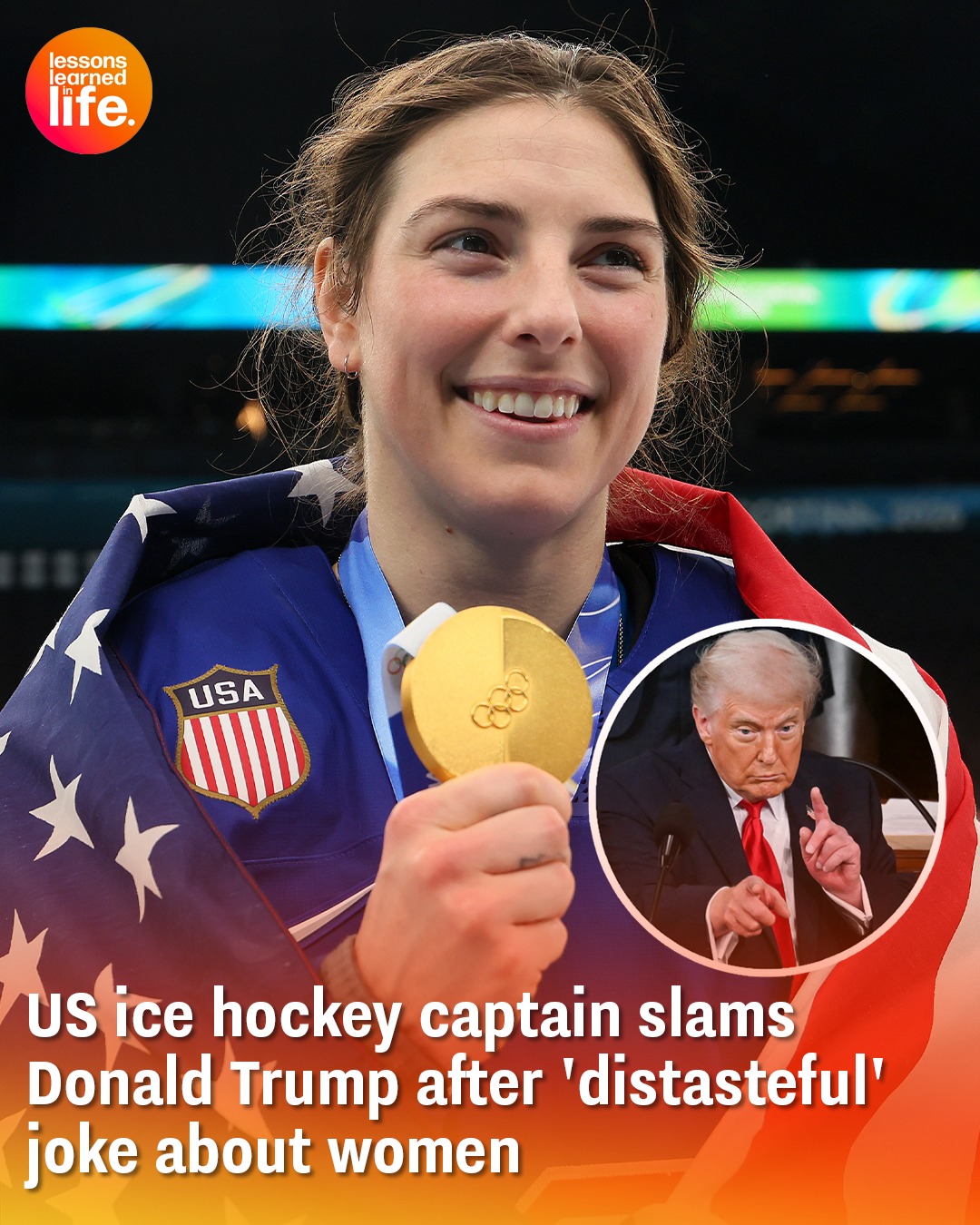The gold medalist has hit back... - Lessons Learned In Life | Facebook