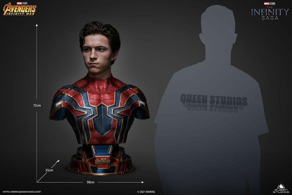 Sold! Queen Studios - Iron Spider-Man Life Size Bust