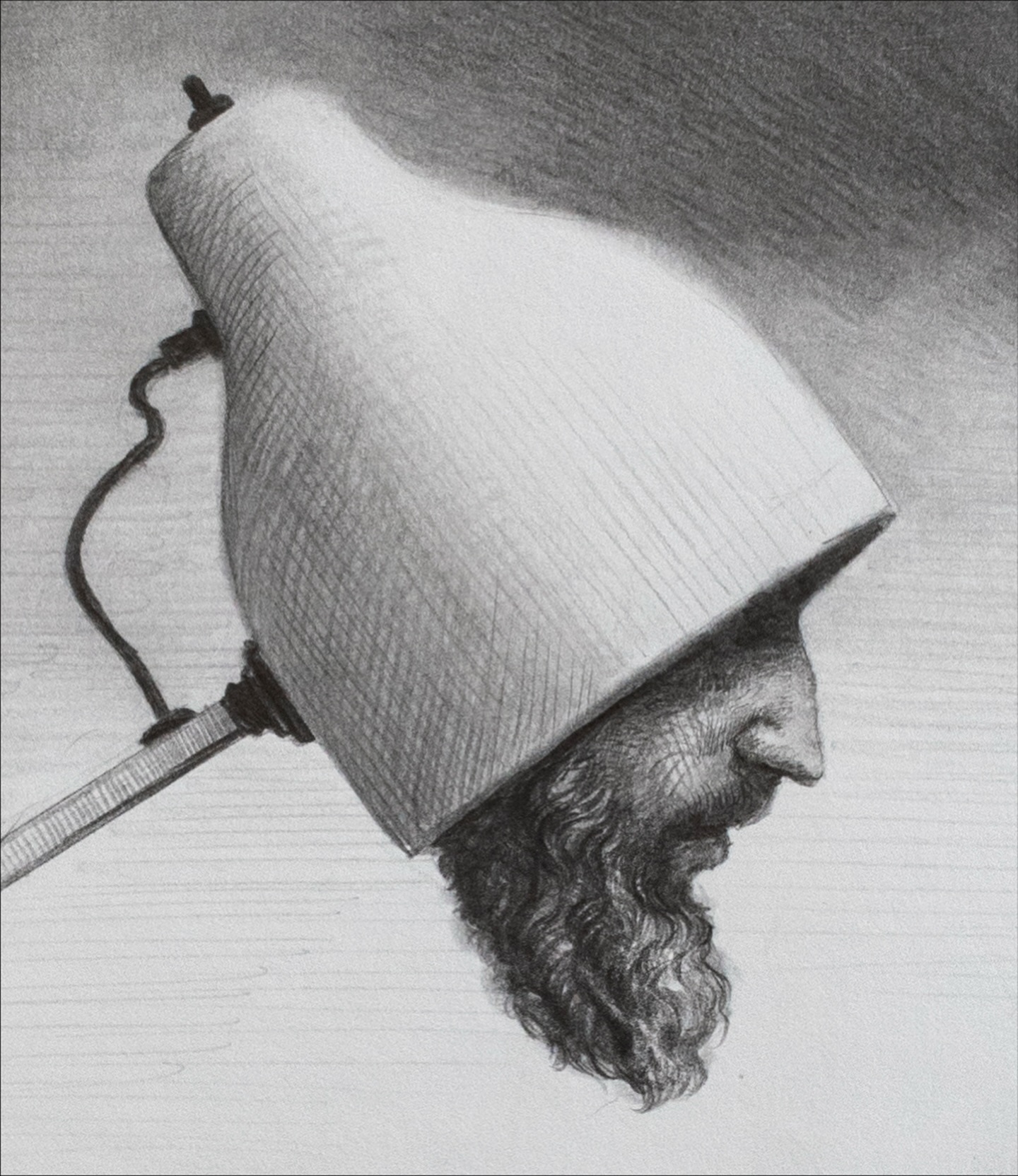 Raoof Haghighi - The Lamp Pencil on paper 22x24cm... | Facebook