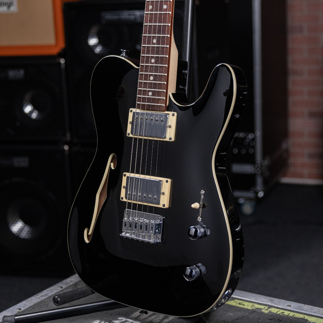 This is our 58 Thinline! With its semi-hollow body, it delivers an