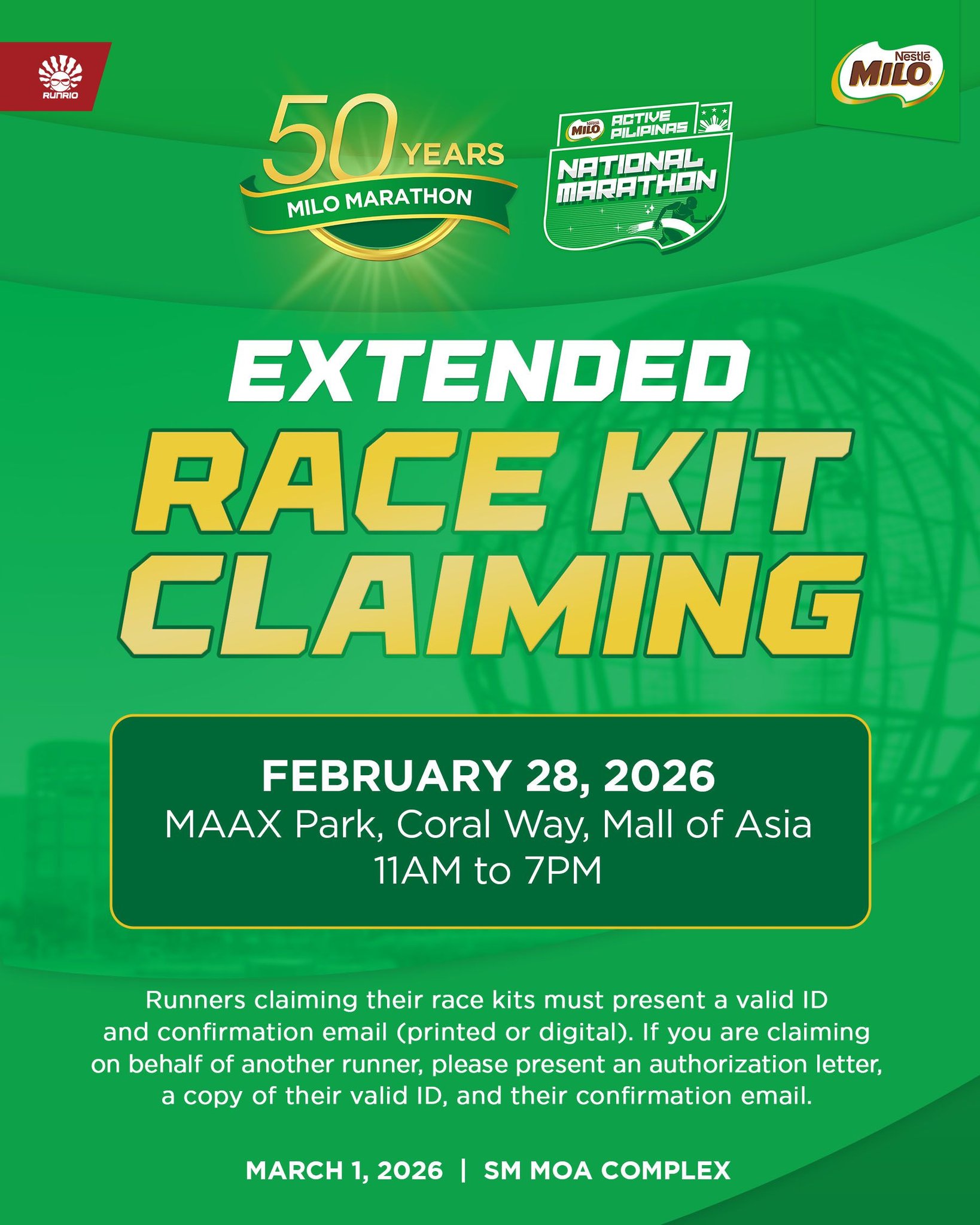 Runrio Inc. - Missed your race kit claiming? We’ve got you... | Facebook