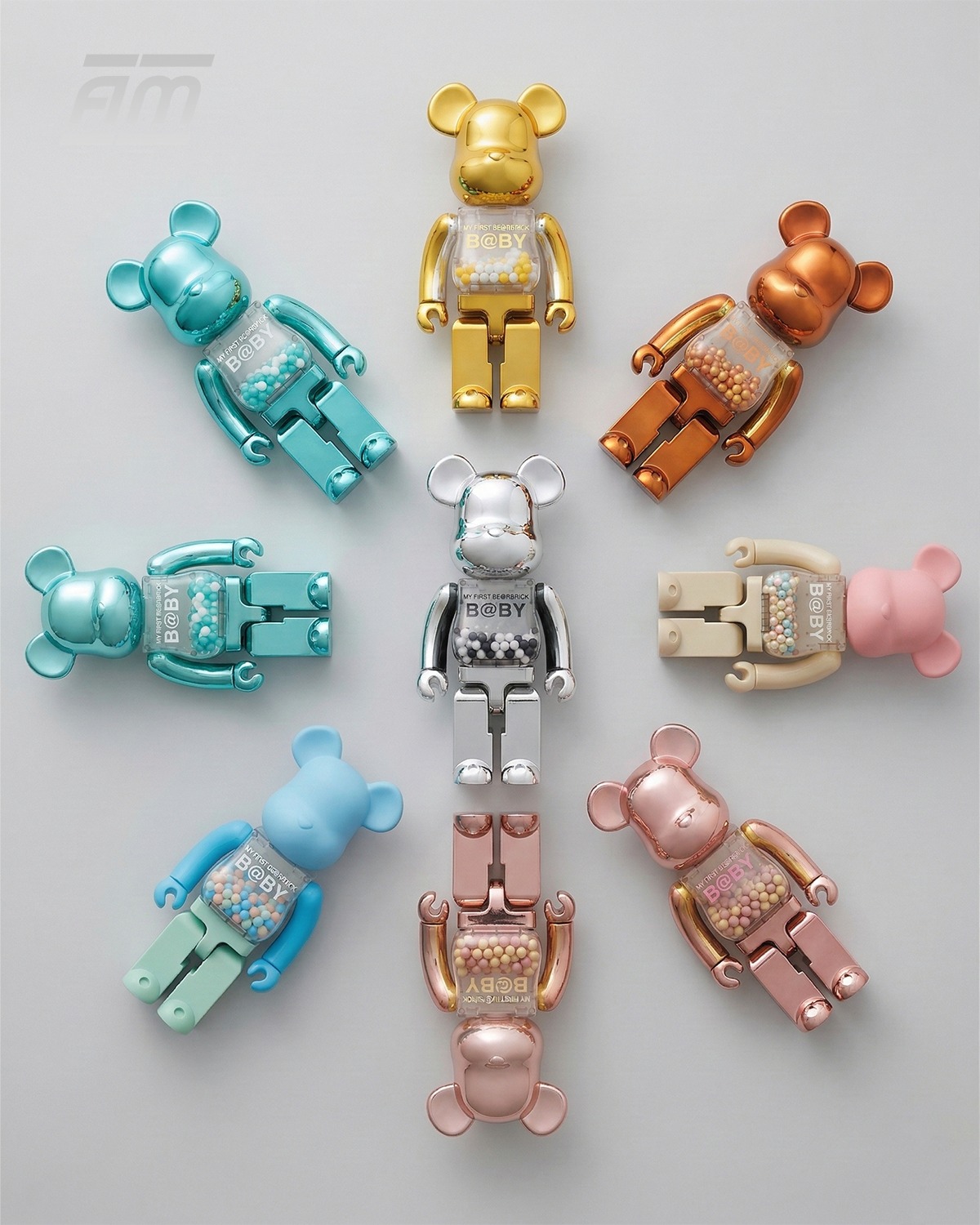 A fan-favorite in the BE@RBRICK universe 🎨 My First Baby edition