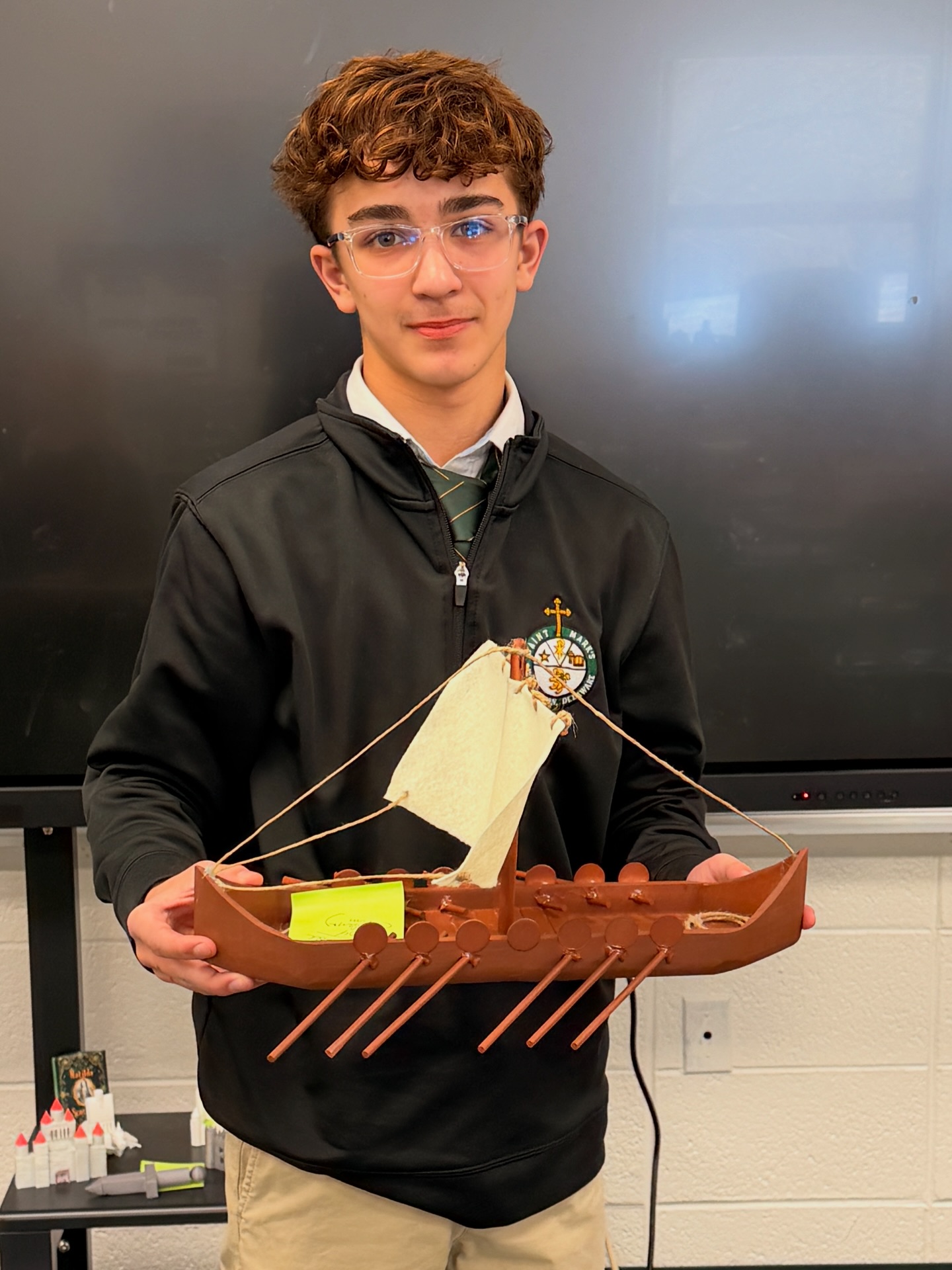Saint Mark's HS - In Ms. Rafferty’s class, students... | Facebook