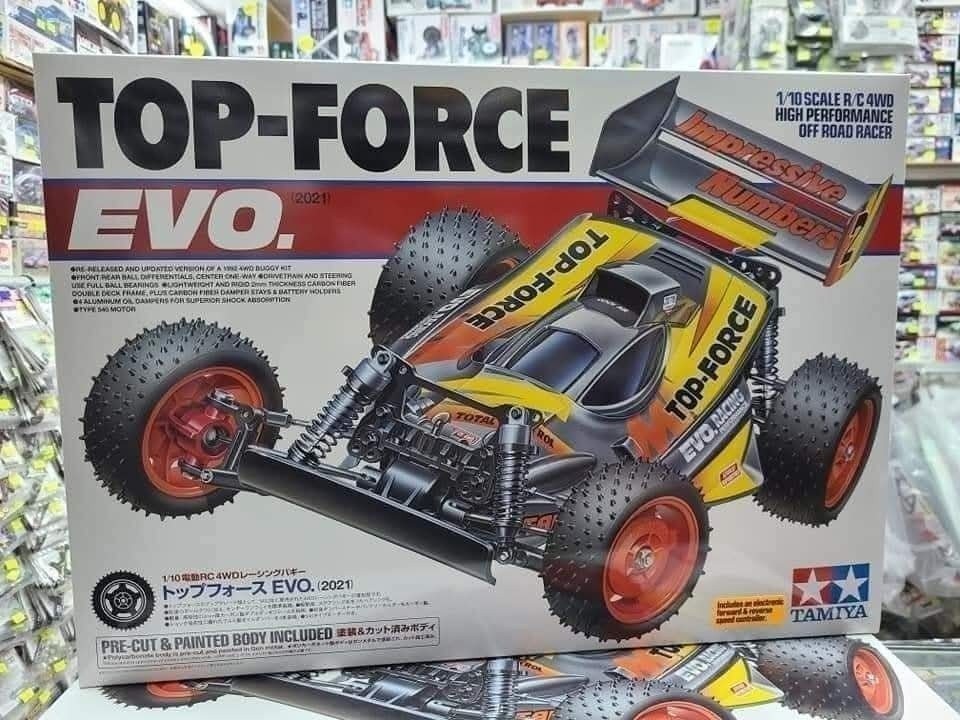 🥳🎉Tamiya🤩TOP-FORCE EVO (2021)👍🏎1/10 4WD Off Road Racer