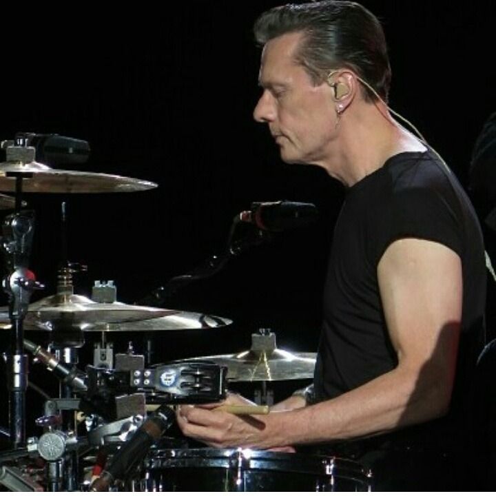 A little bit of drum stick motion from U2's Larry Mullen Jr