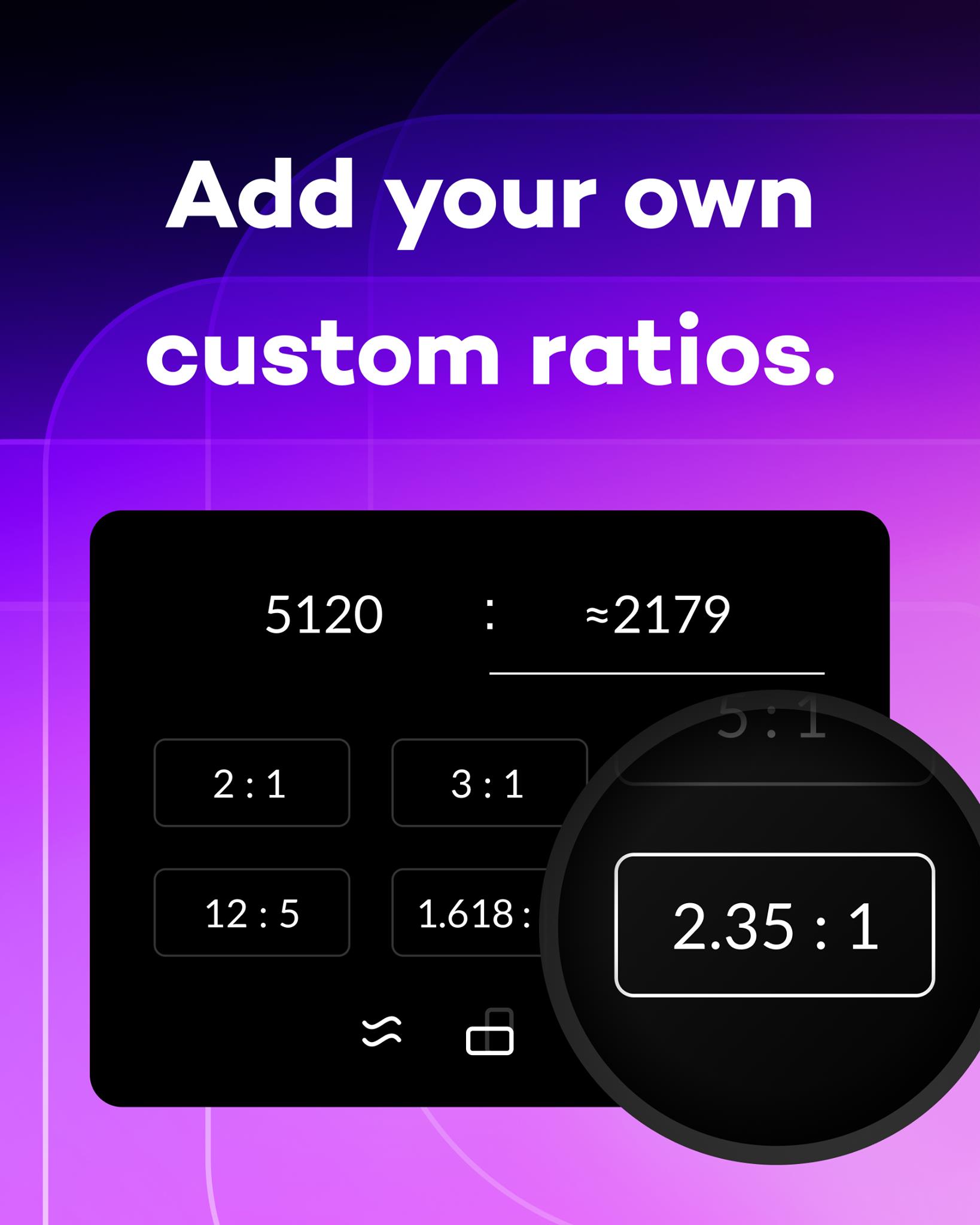 Sizey: Aspect Ratio Calculator