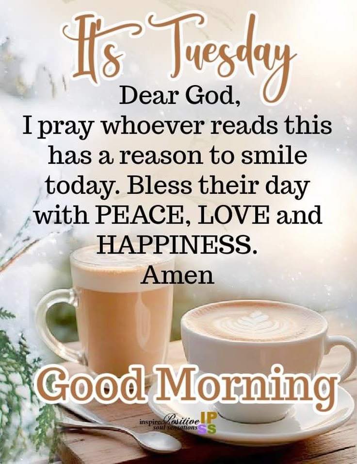 Start - ¸🤍 ☼´¯)¸.´¯) Good Morning (¸ ´ (¸.🤎´´¯`•.¸¸. ☀️Tuesday Blessing ...