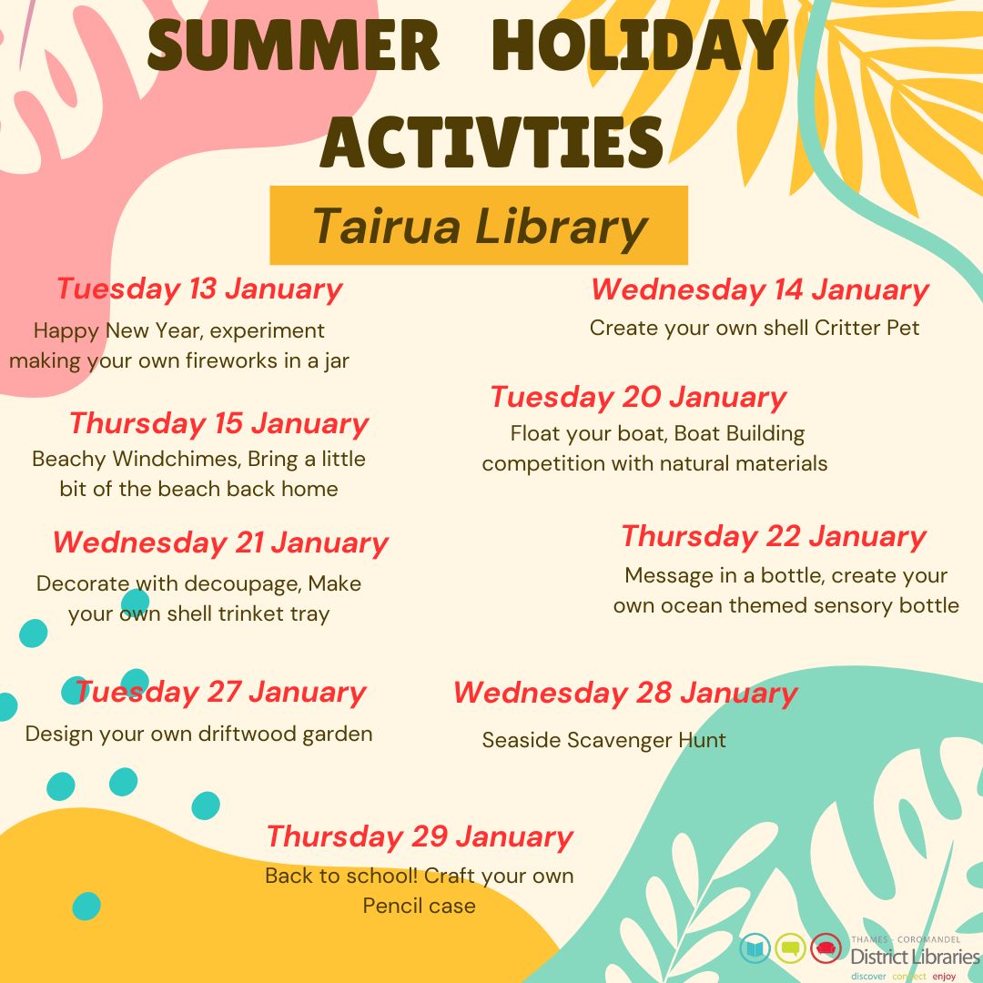 Thames Coromandel... - Thames Coromandel District Libraries