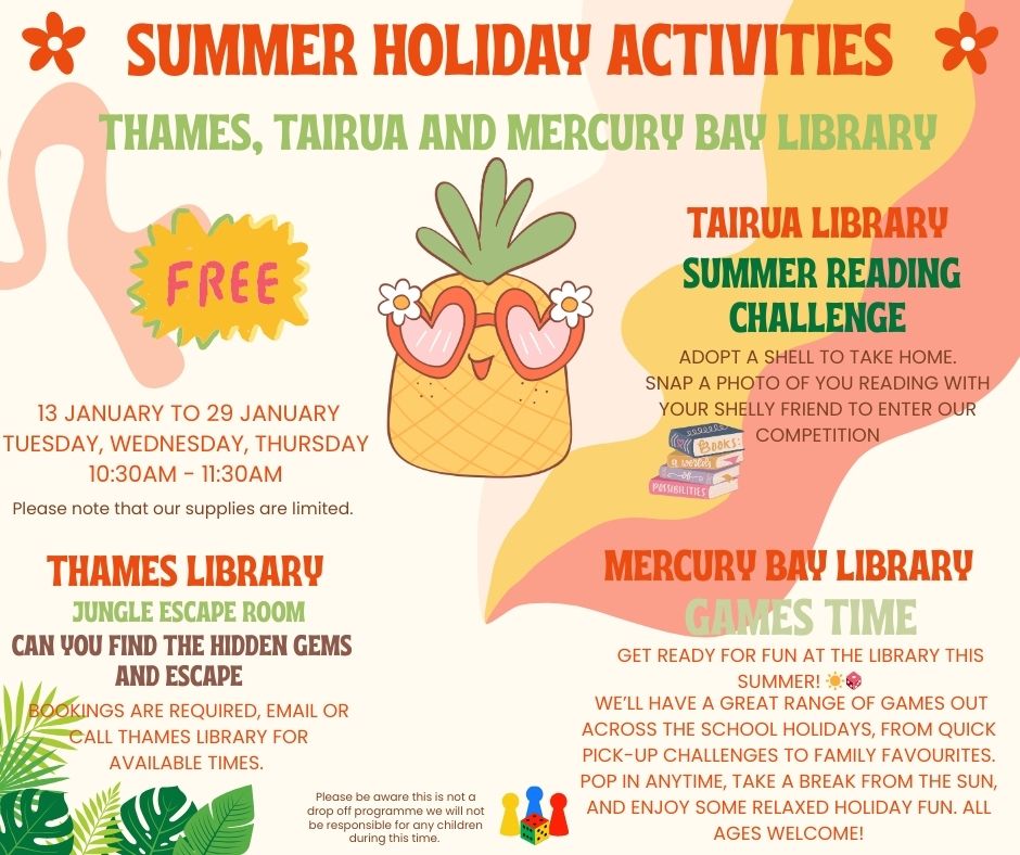 Thames Coromandel... - Thames Coromandel District Libraries