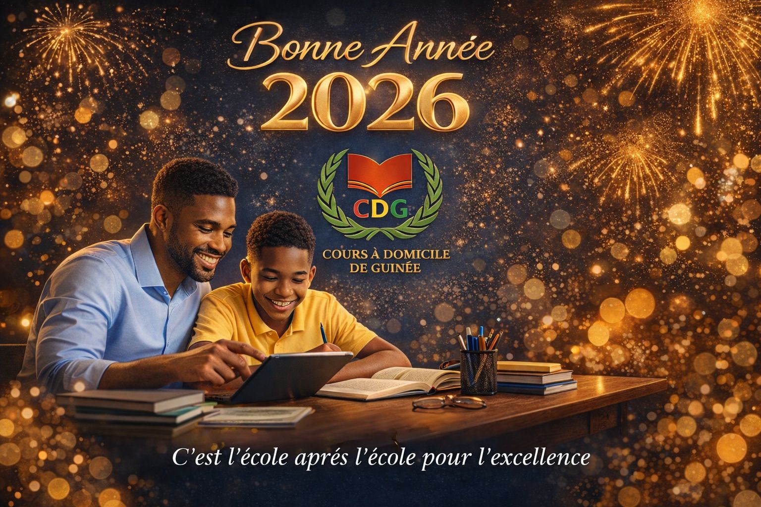 BONNE ANNÉE 2026 ! En... - Cours à Domicile de Guinée | Facebook