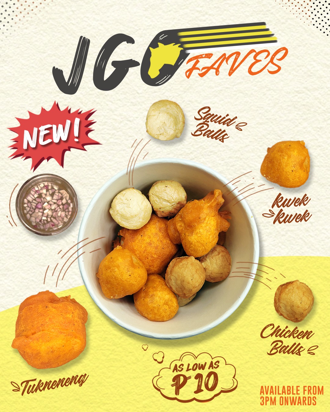 JGO Mart - Craving for your go to street food? It's on us!...