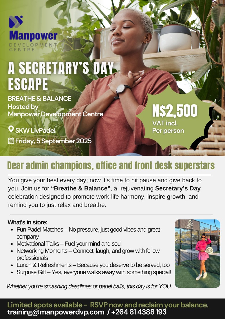 Manpower Development Centre • Register: https://whereinnamibia.com ...