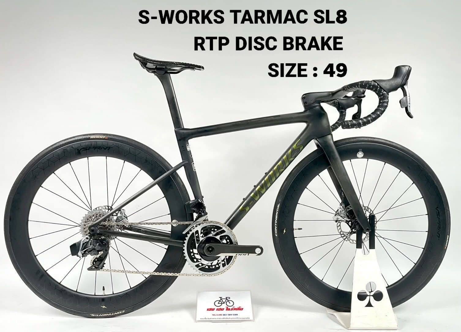 S-WORKS TARMAC SL8 RTP DISC BRAKE SIZE : 49 จักรยานเสือหมอบตัวท็อปตัว ...