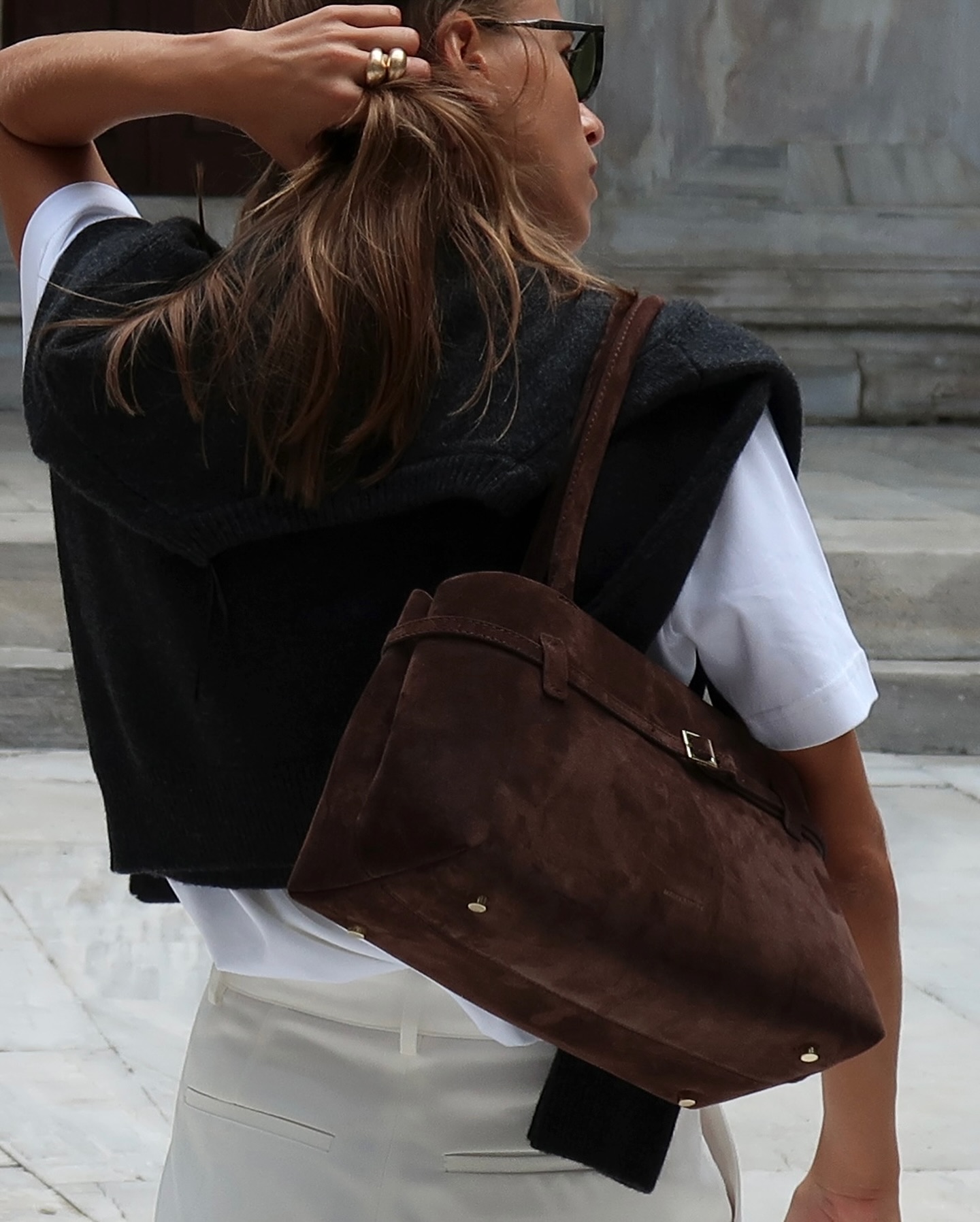 MANU - Le Cambon East West Deep Brown Suede. | Facebook