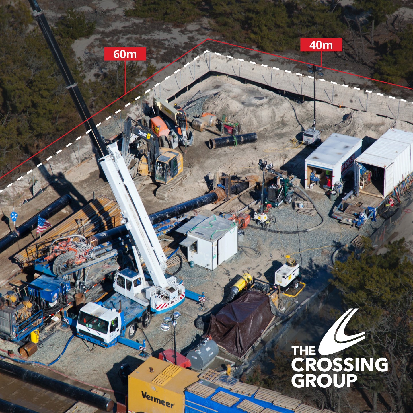 The Crossing - Our typical Heavy Horizontal Directional Drill (HDD) Rig ...