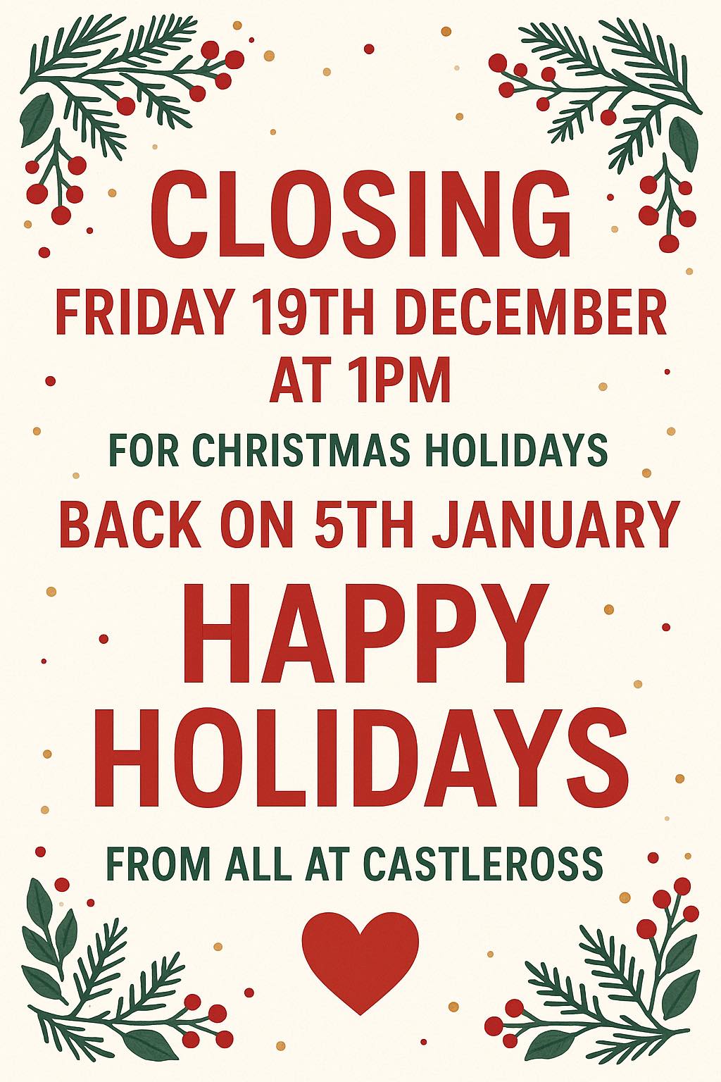 Castleross Creche & playschool | Ballinasloe