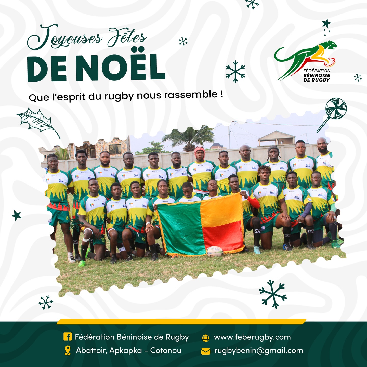 Fédération - 🎄 Joyeux Noël à toute la famille du rugby béninois ! 🏉🇧🇯 ...