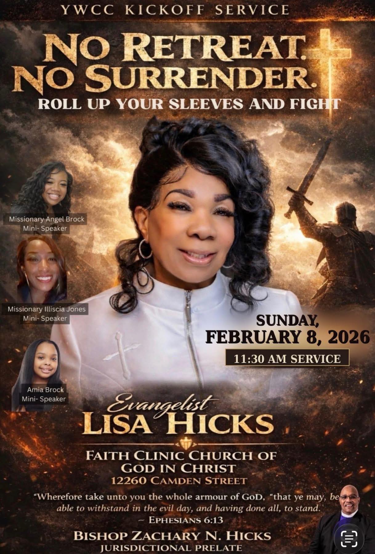 Faith - Our Special Service has been rescheduled…remember to wear your ...