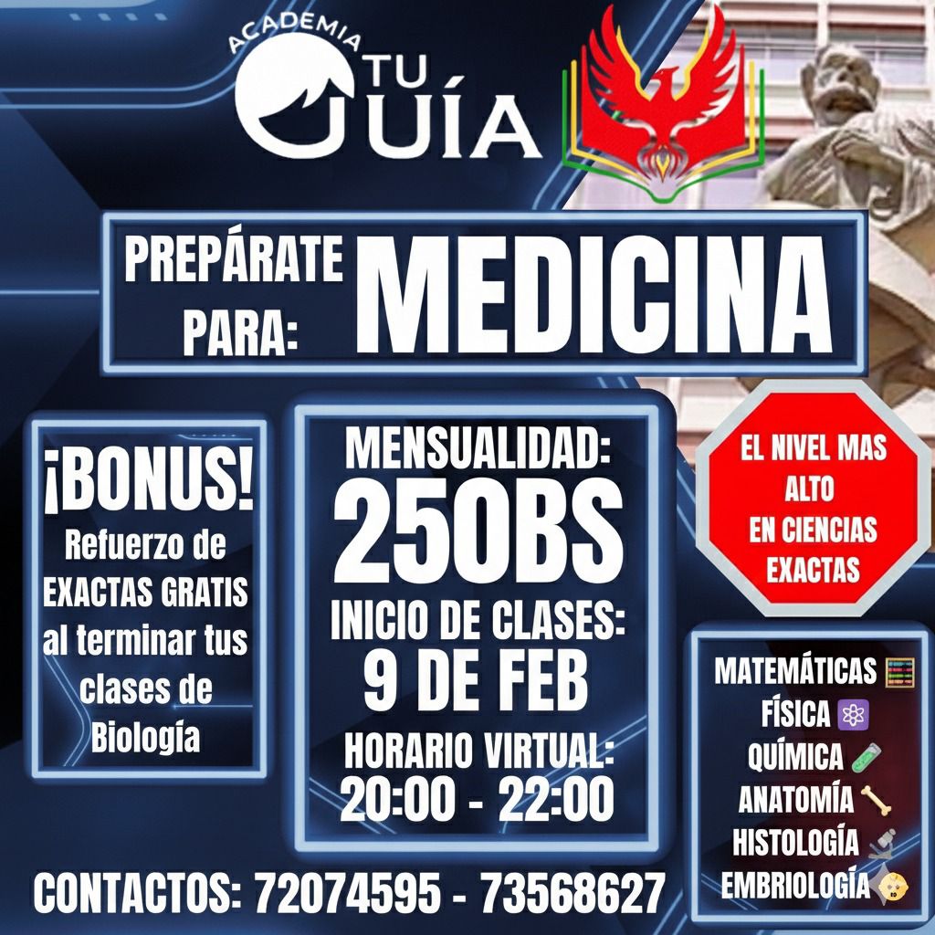 🩺 ¡Prepárate para ingresar a MEDICINA... - Academia TU GUÍA | Facebook
