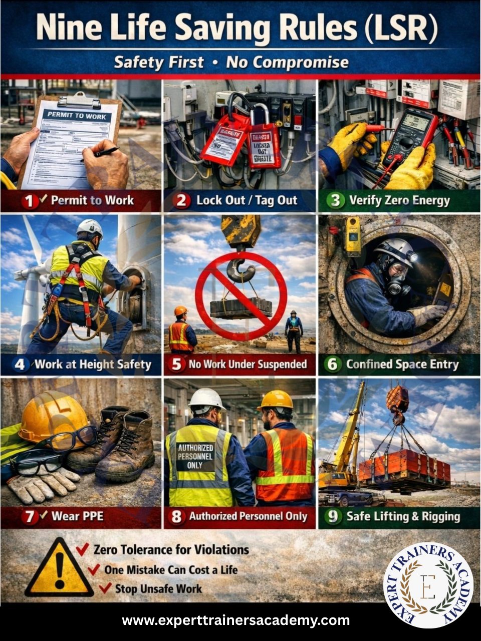 Expert - 𝗡𝗜𝗡𝗘 𝗟𝗜𝗙𝗘-𝗦𝗔𝗩𝗜𝗡𝗚 𝗥𝗨𝗟𝗘𝗦 — 𝗦𝗔𝗙𝗘𝗧𝗬 𝗙𝗜𝗥𝗦𝗧, 𝗡𝗢 𝗖𝗢𝗠𝗣𝗥𝗢𝗠𝗜𝗦𝗘 🦺🚫 Life ...