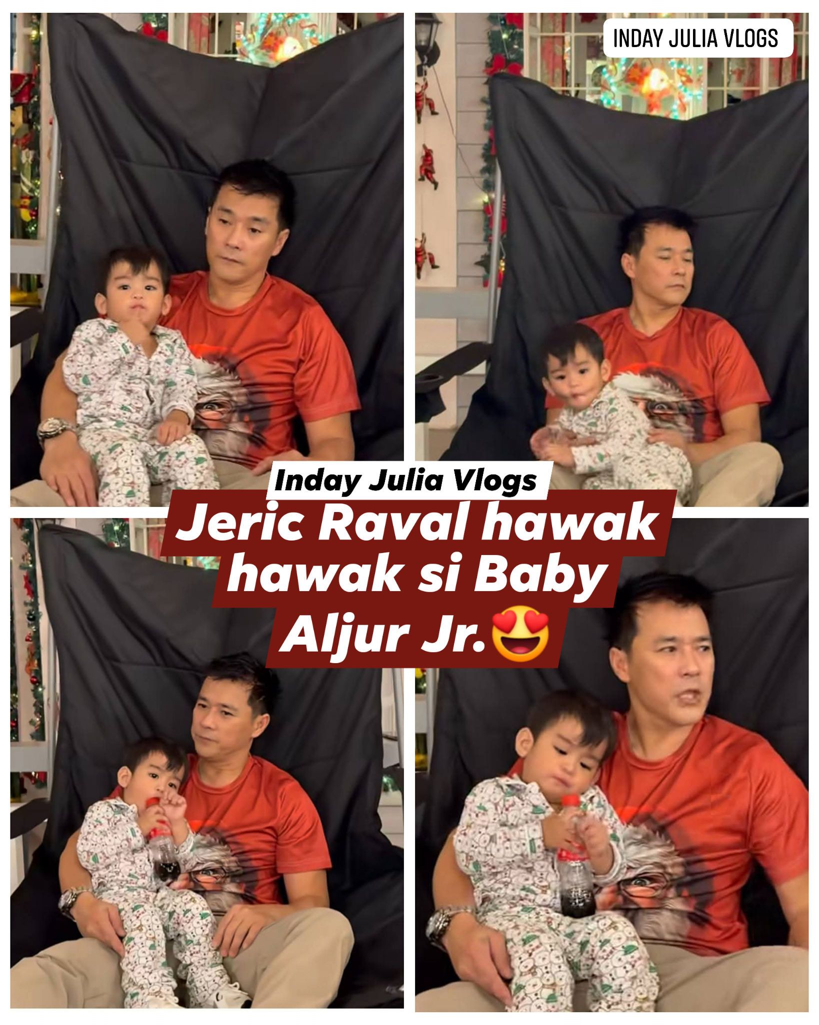 Inday - Jeric Raval hawak hawak si Baby Aljur Jr.😍 #fblifestyle | Facebook
