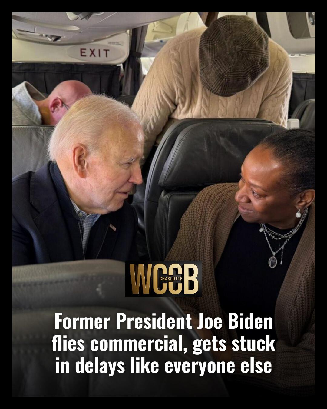 Former President Joe Biden flies... - WCCB Charlotte's CW | Facebook
