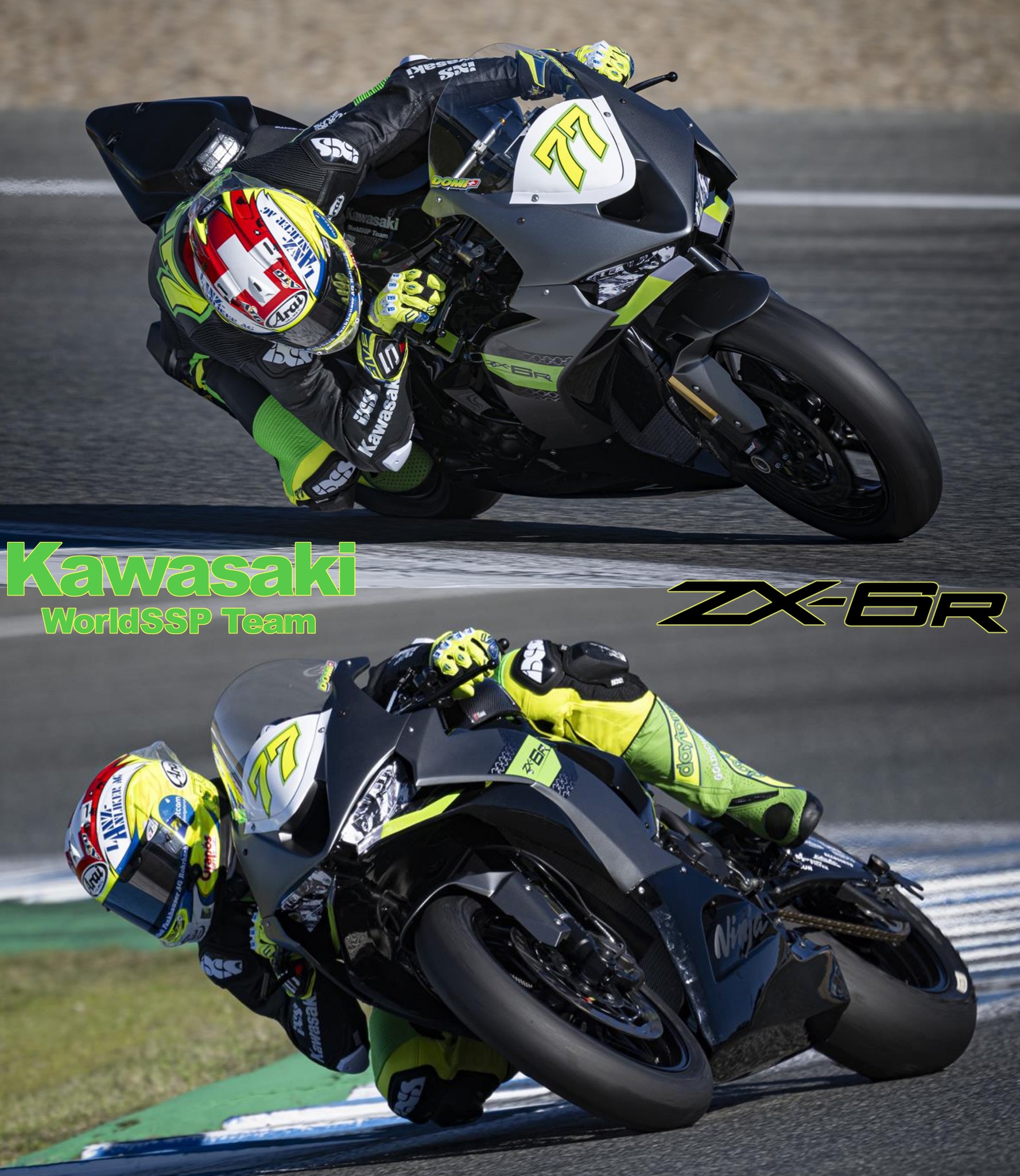Domi's positive test with Kawasaki WorldSSP Team