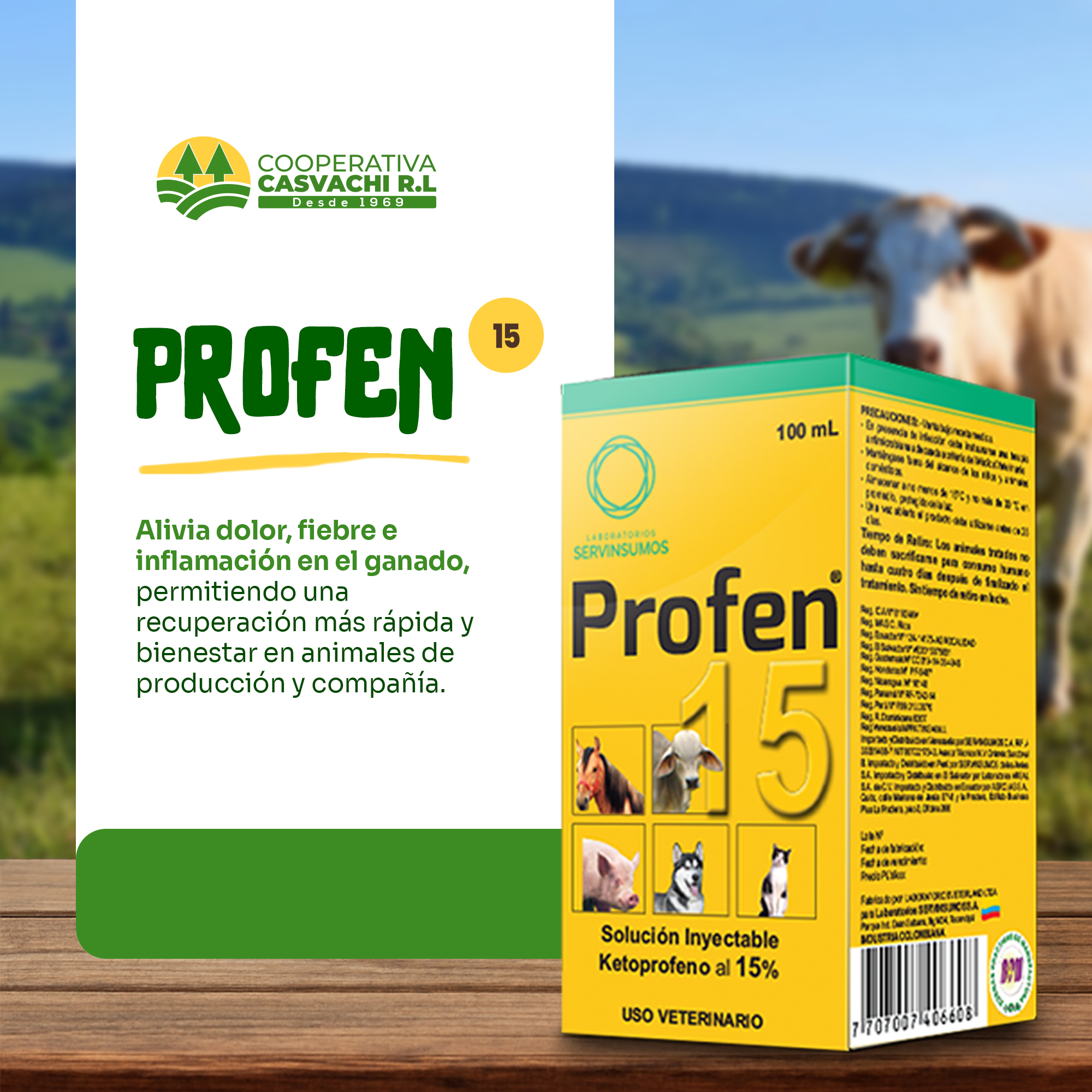 Casvachi - PROFEN 15 Alivio rápido para el dolor e inflamación de tus ...