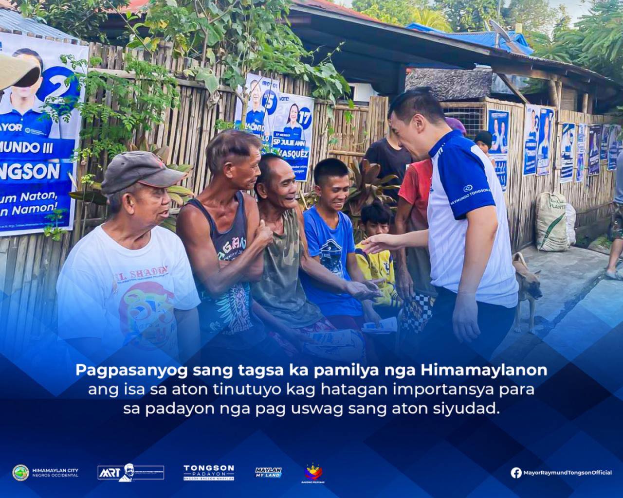 Mayor - Pagpasanyog sang tagsa ka pamilyang Himamaylanon paagi sa mga ...