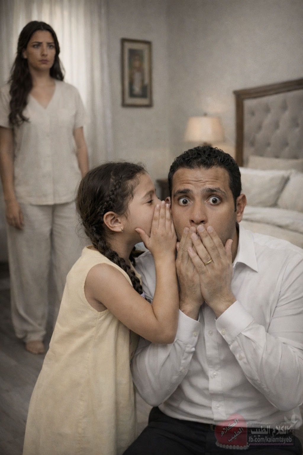 الكلام - بابا انا شفتك خارج من اوضة ماما امبارح بالليل وماما كانت ...