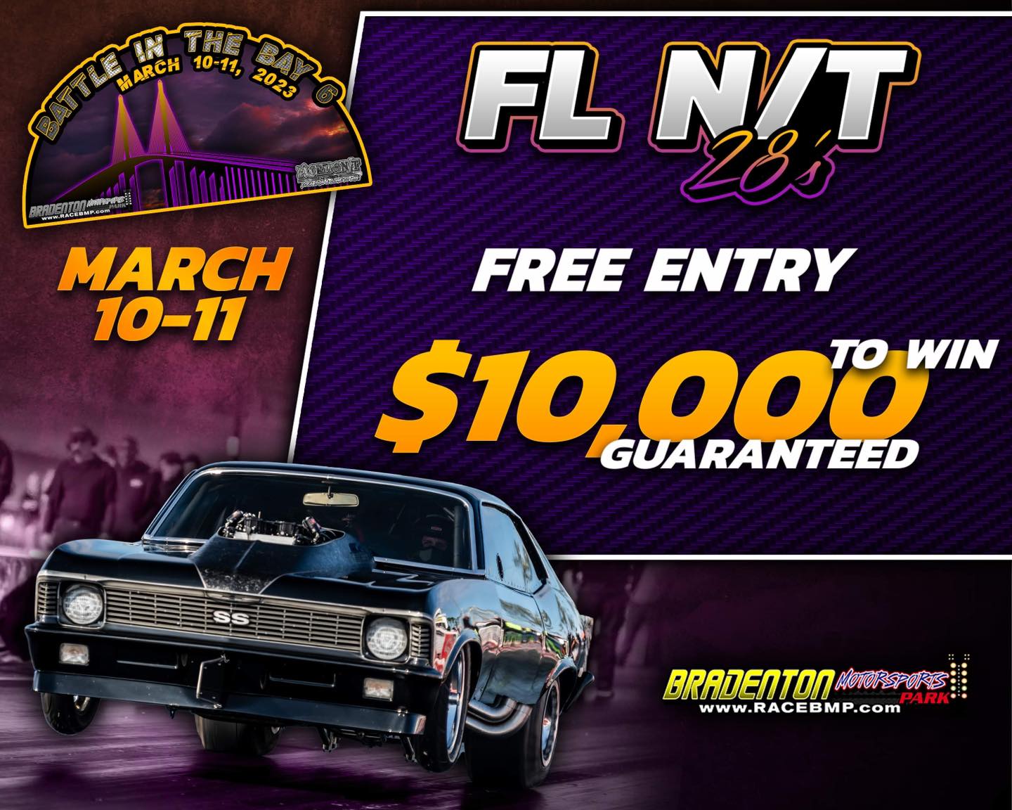 🔥FREE ENTRY $10,000 WIN RULES 🔥 All... - FLorida N/T Racing