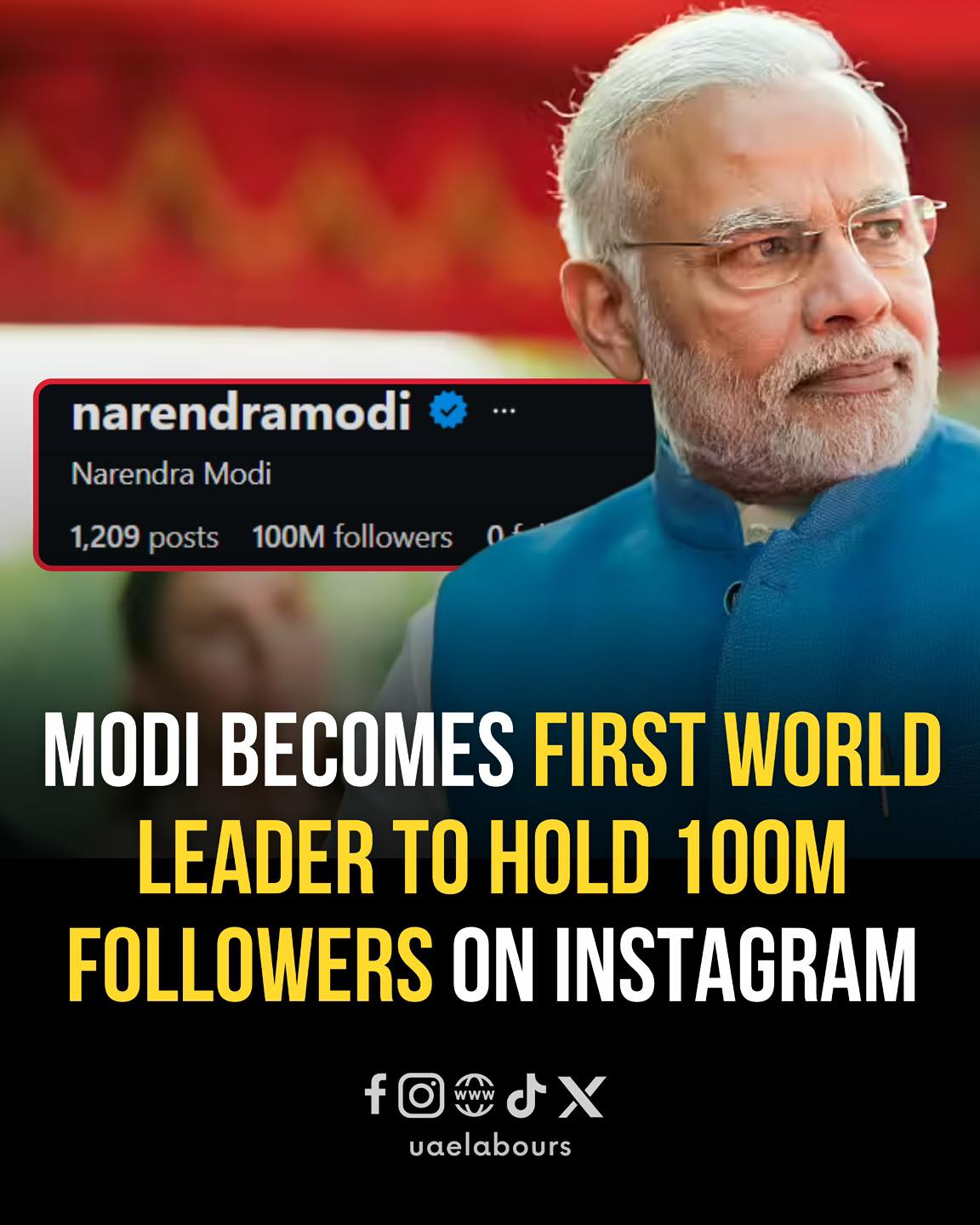 UAE - Prime Minister Narendra Modi has achieved an unprecedented ...