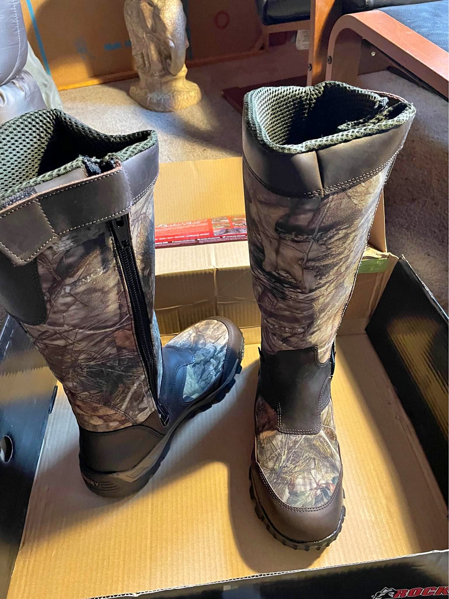 Rocky Snake Hunting Boots Side-zip Size 9 Men’s - Boots | Facebook ...