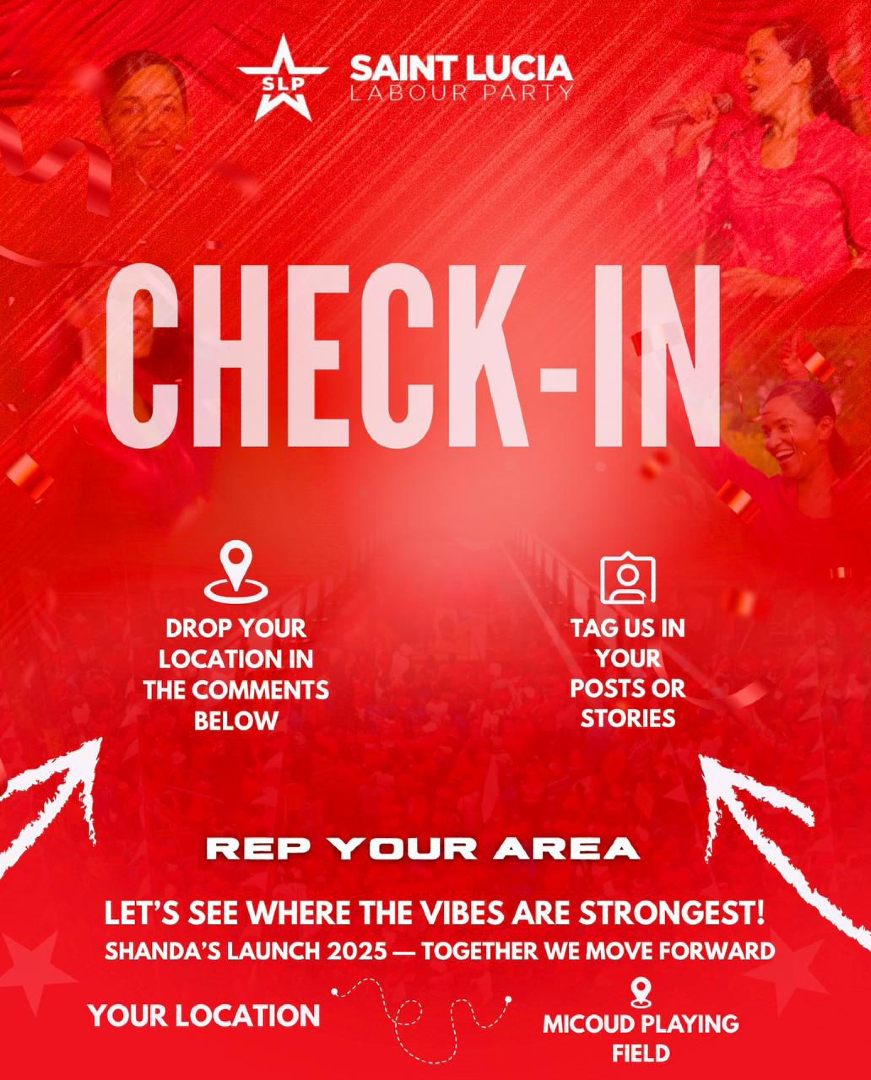 🔥 CHECK-IN TIME! 🔥 We’re... - Saint Lucia Labour Party | Facebook