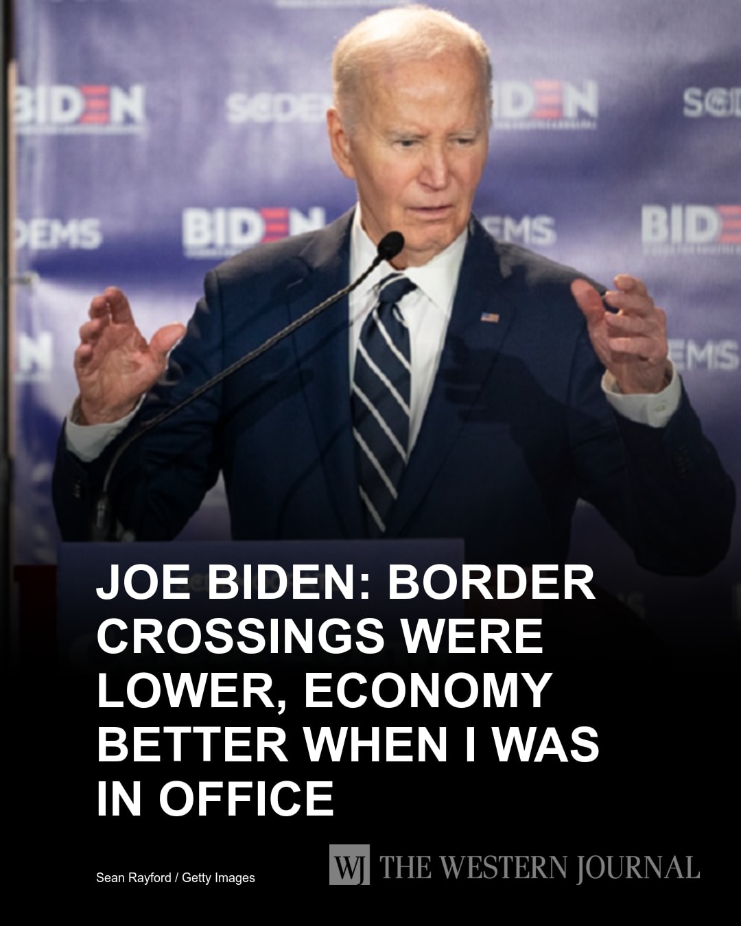 The Western - Biden, who oversaw rampant inflation and a record number ...
