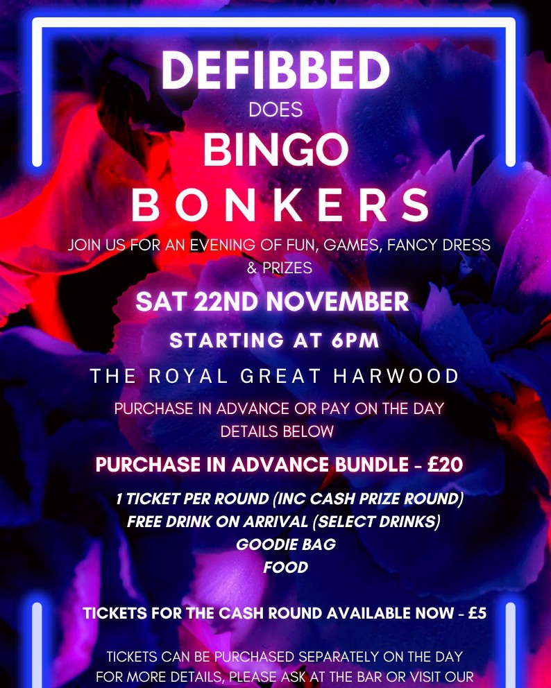 The Royal - 🚨🚨Defibbed does Bingo Bonkers 🚨🚨 🎟🎟Tickets are on sale now ...