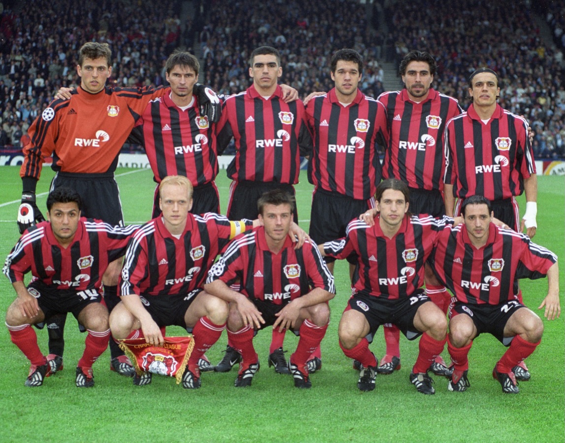 Bayer Leverkusen in 2002 German Cup Final Živković🇭🇷 Lucio