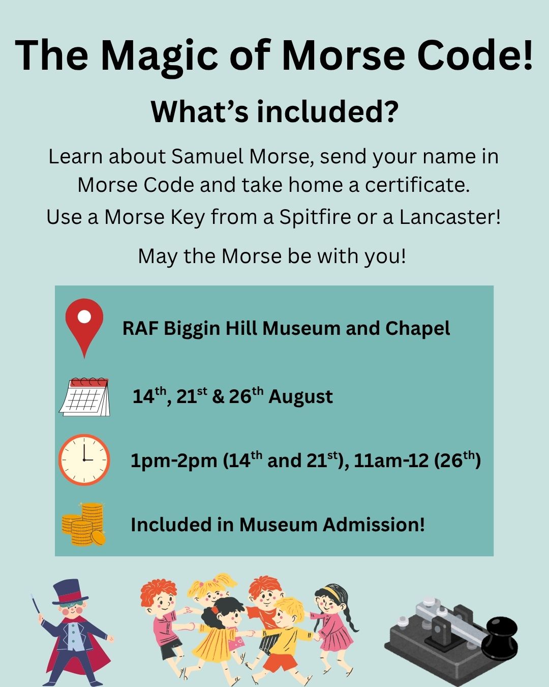RAF - The Magic of Morse Code! ☀️ This summer holiday, join us at the ...