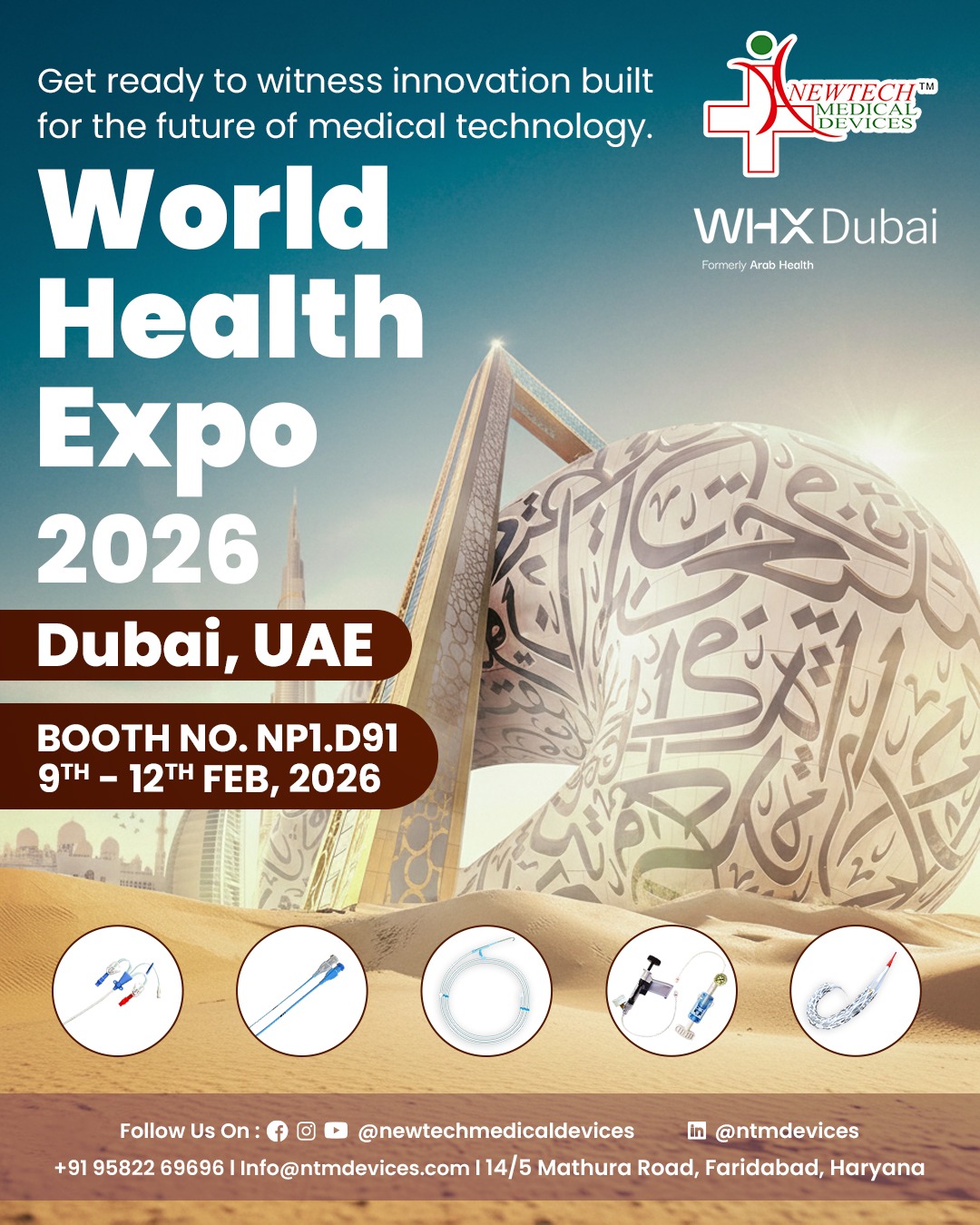Newtech - We’re excited to exhibit at World Health Expo 2026 (WHX Dubai ...