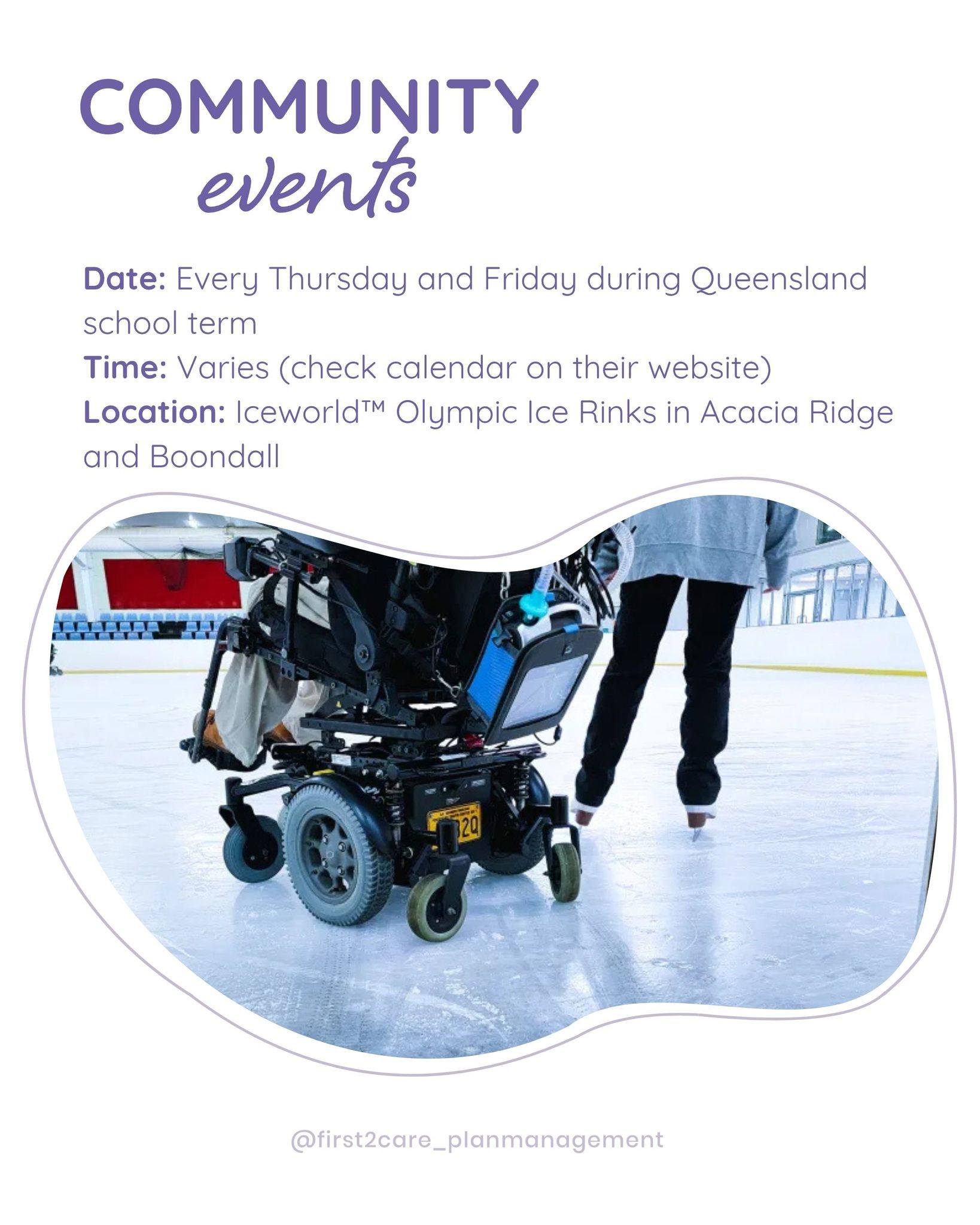 First2Care - Iceworld™ Olympic Ice Rinks offers 45-minute disability ...